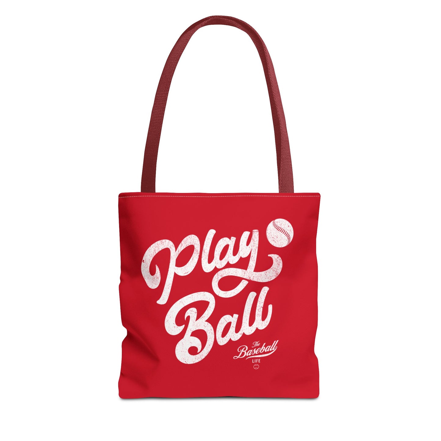 Play Ball Script Tote Bag