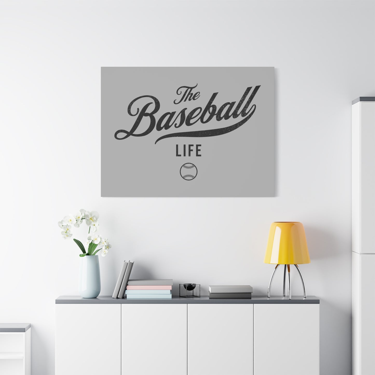 Wall Art Canvas_Silver Gray w Black