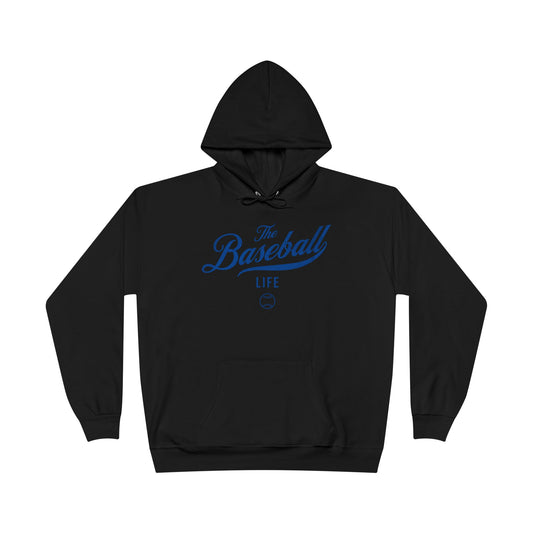 The Baseball Life Hoodie w/Grommets_Royal Blue Print