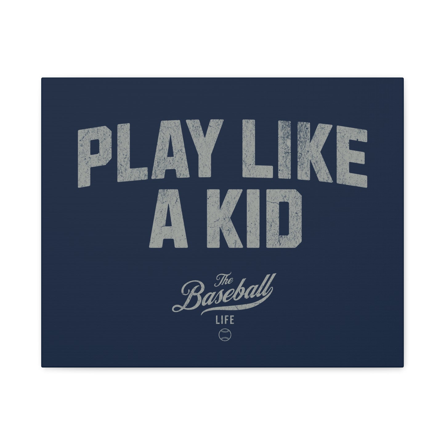 Play Like A Kid Wall Art Canvas_Navy