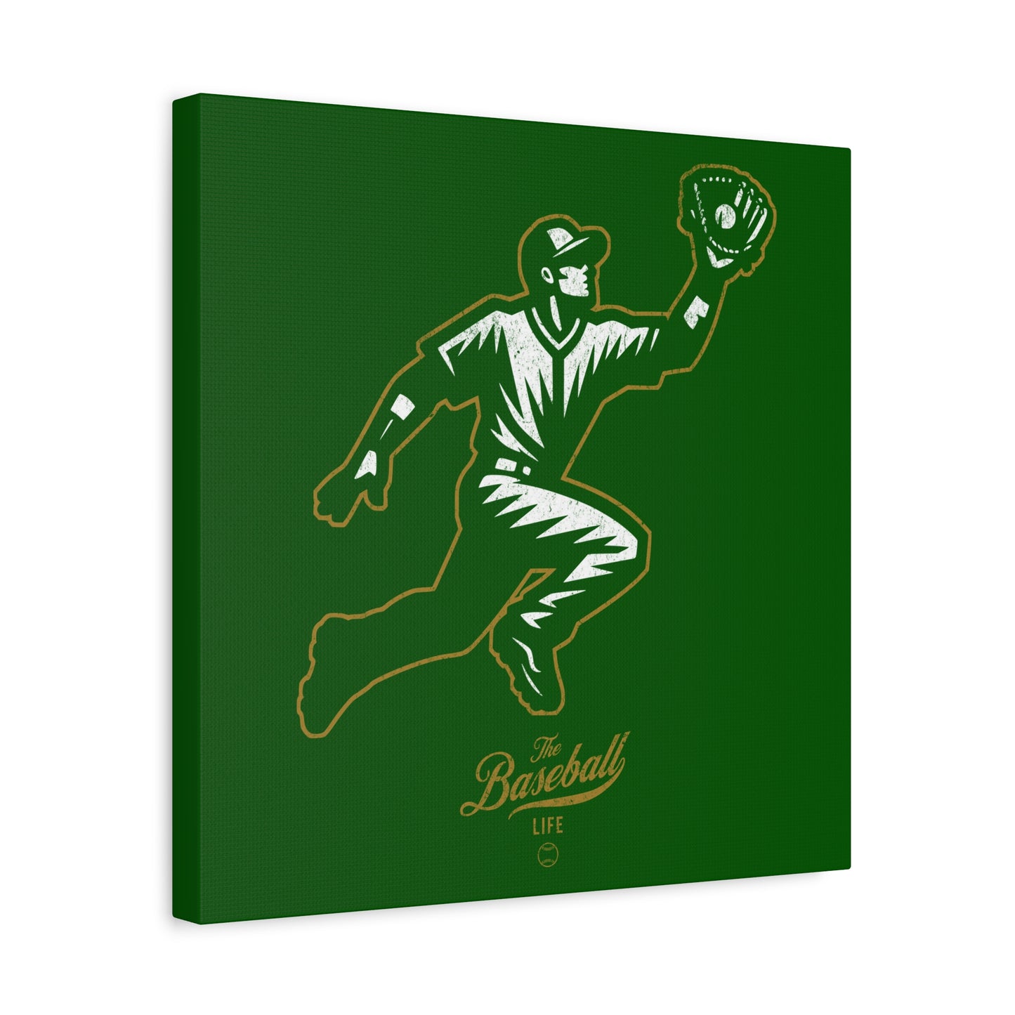 Player Icon Wall Art Canvas_Dark Green