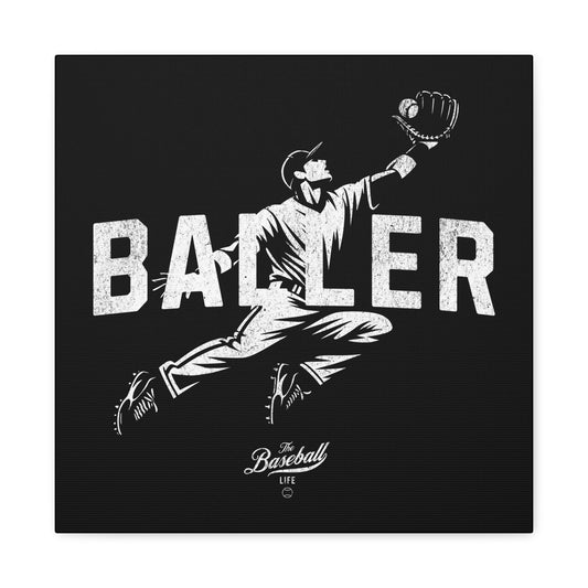 Baller Wall Art Canvas_Black