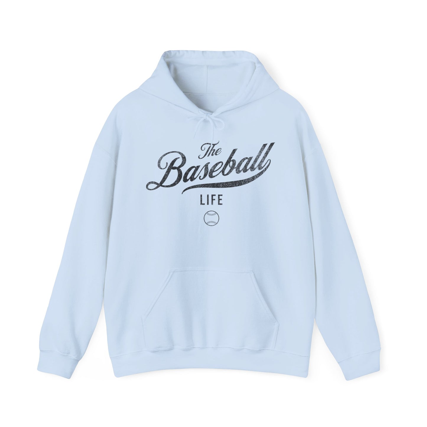 The Baseball Life Hoodie_Black Print