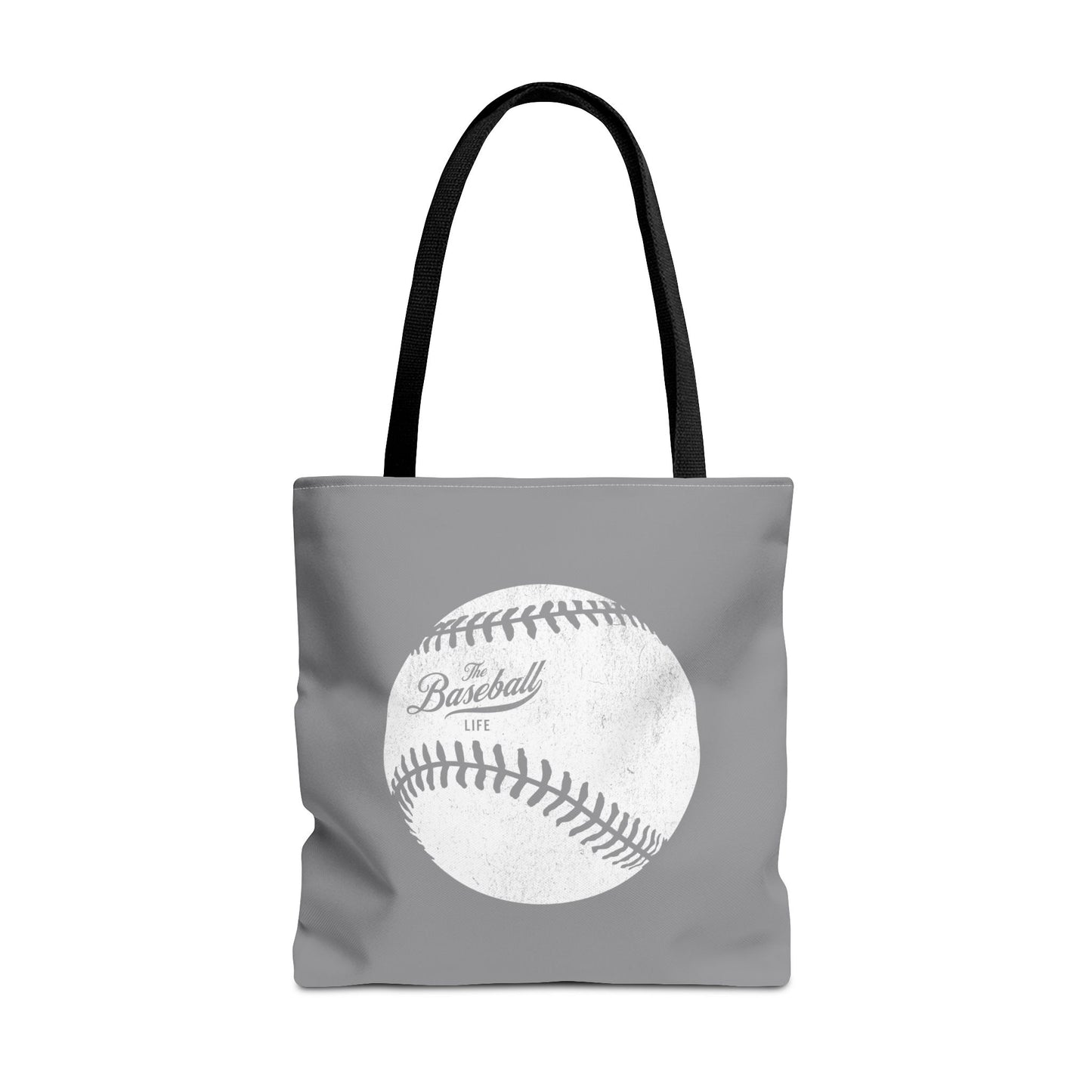 Weathered Baseball Tote Bag_Medium Gray