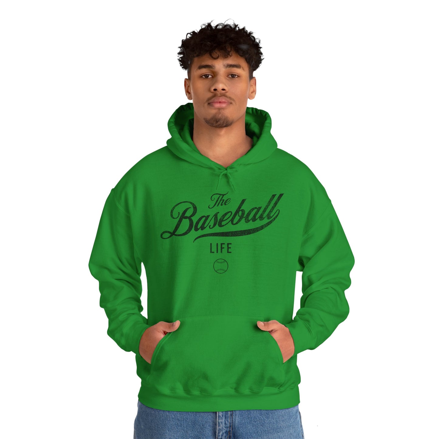 The Baseball Life Hoodie_Black Print
