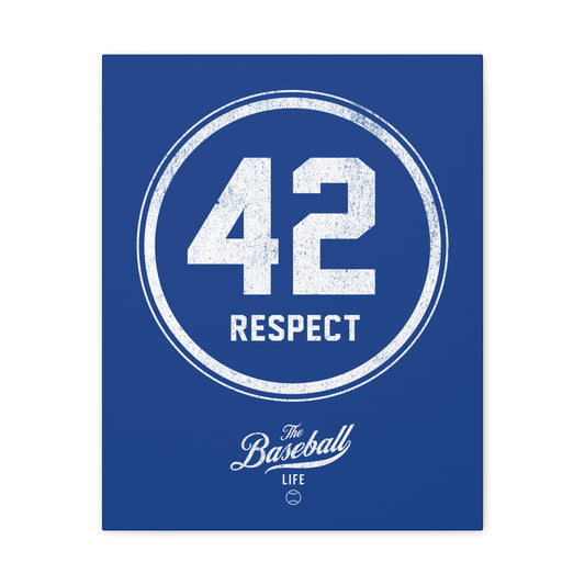 42 RESPECT_Jackie Robinson Tribute Wall Art Canvas