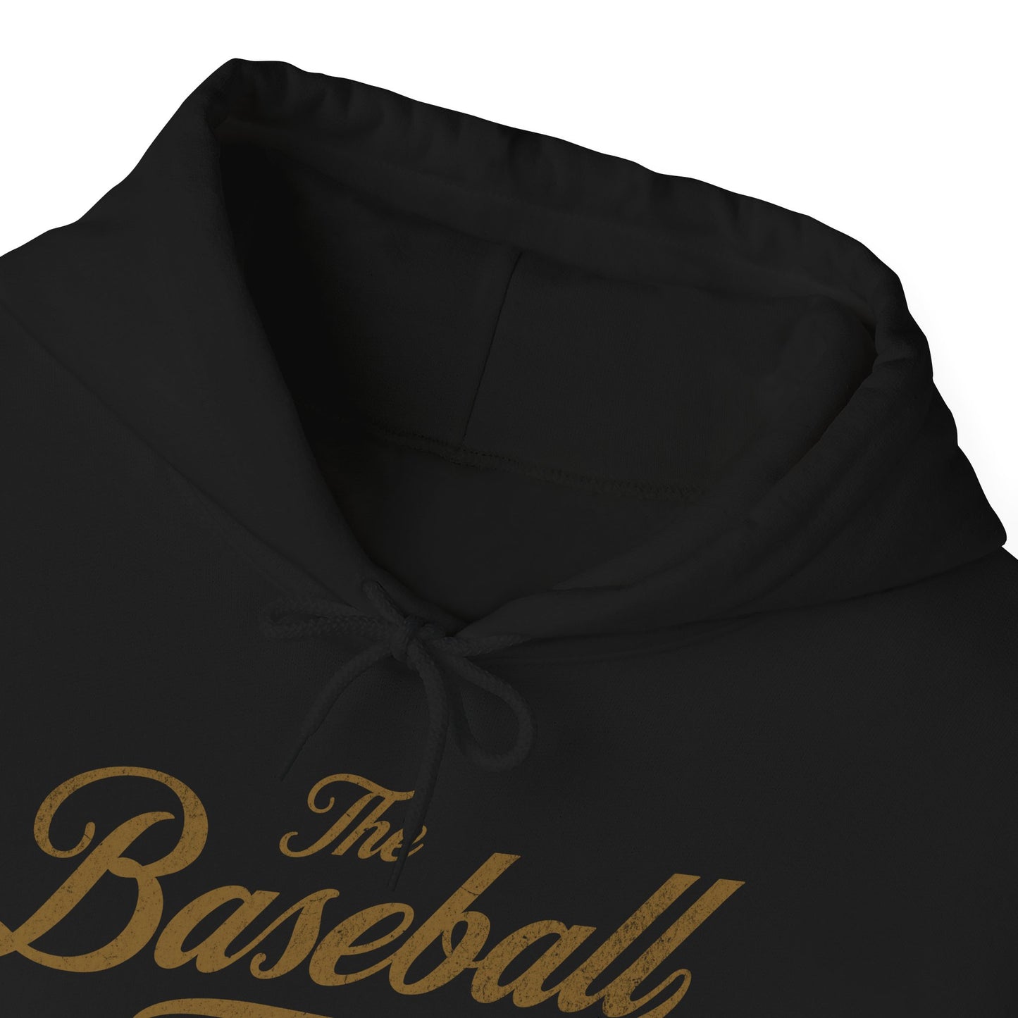 The Baseball Life Hoodie_Old Gold Print