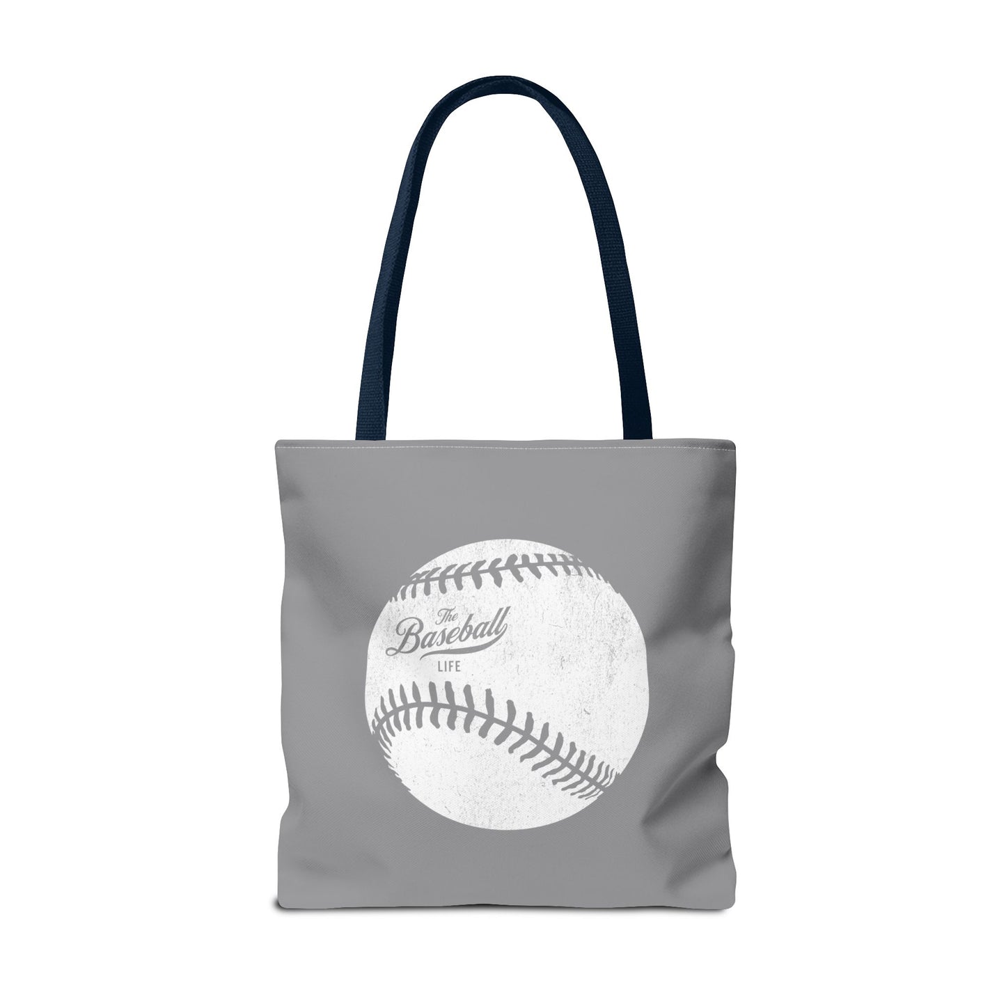 Weathered Baseball Tote Bag_Medium Gray