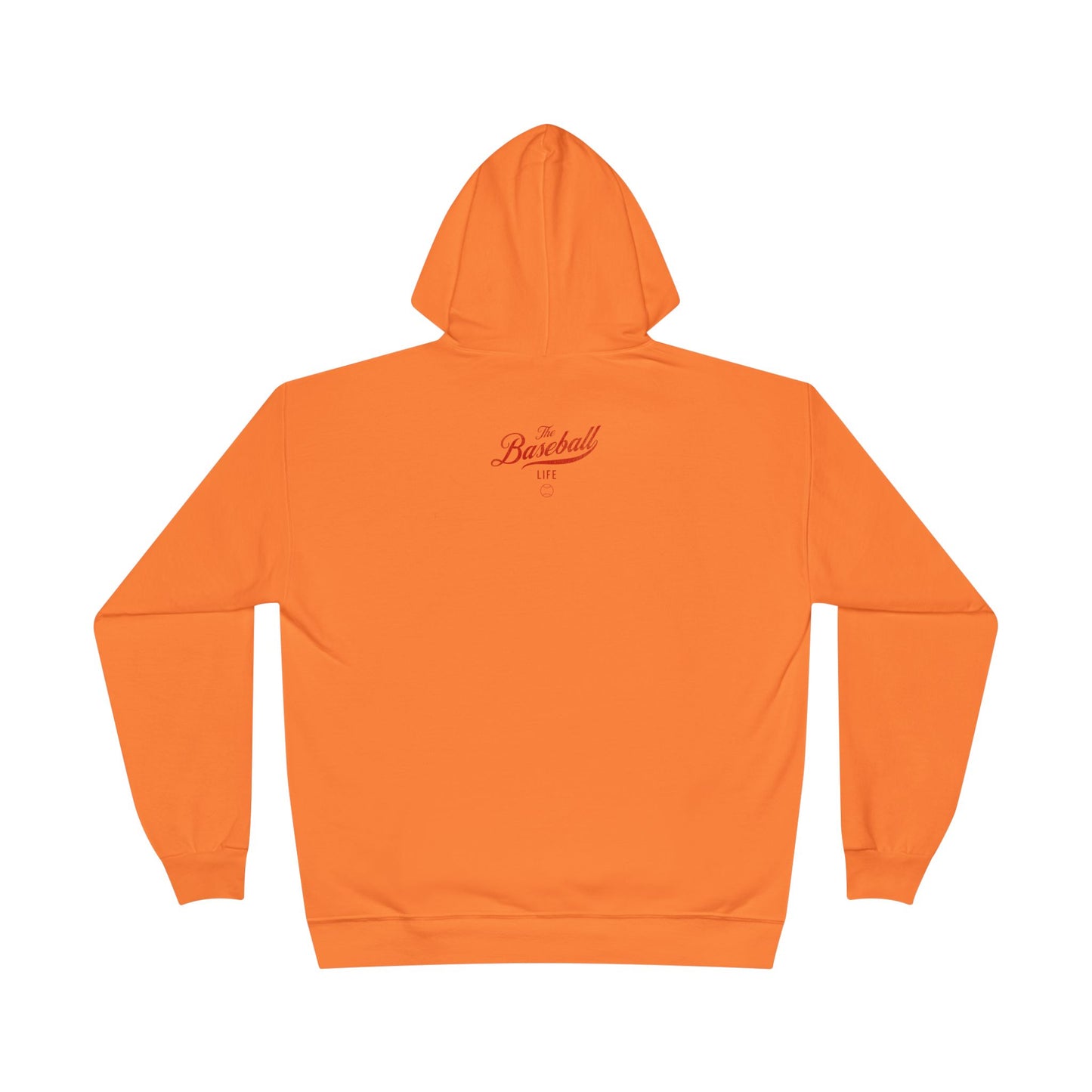 The Baseball Life Hoodie w/Grommets_Red Print
