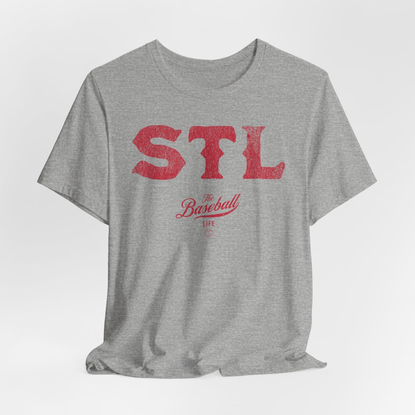 The Baseball Life City Series T-Shirt_STL Gray