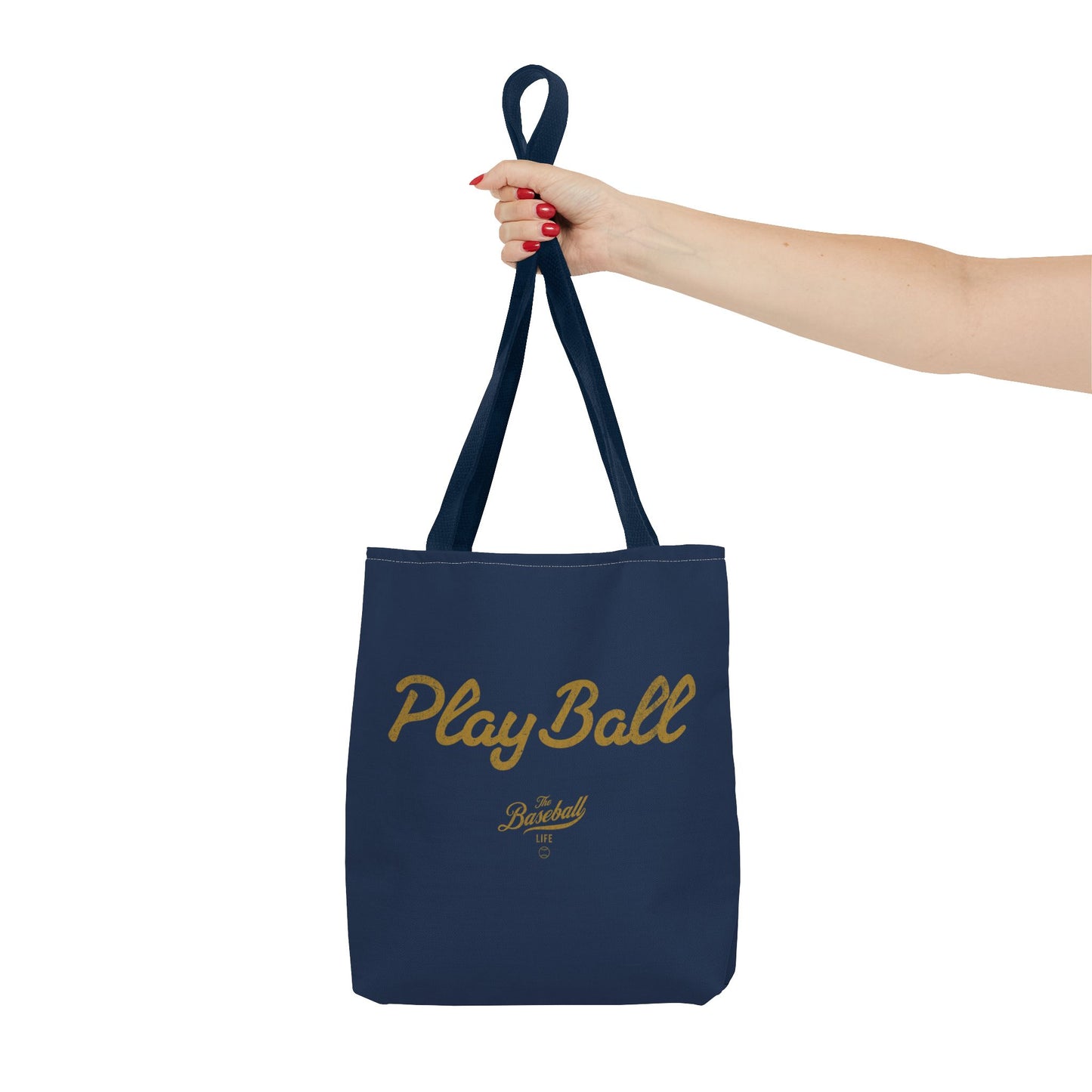 Play Ball Tote Bag_Old Gold Print
