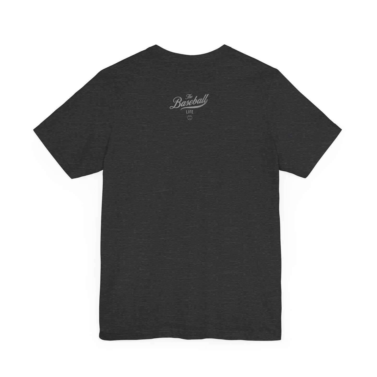 The Baseball Life Classic Script T-Shirt_Silver Gray Print