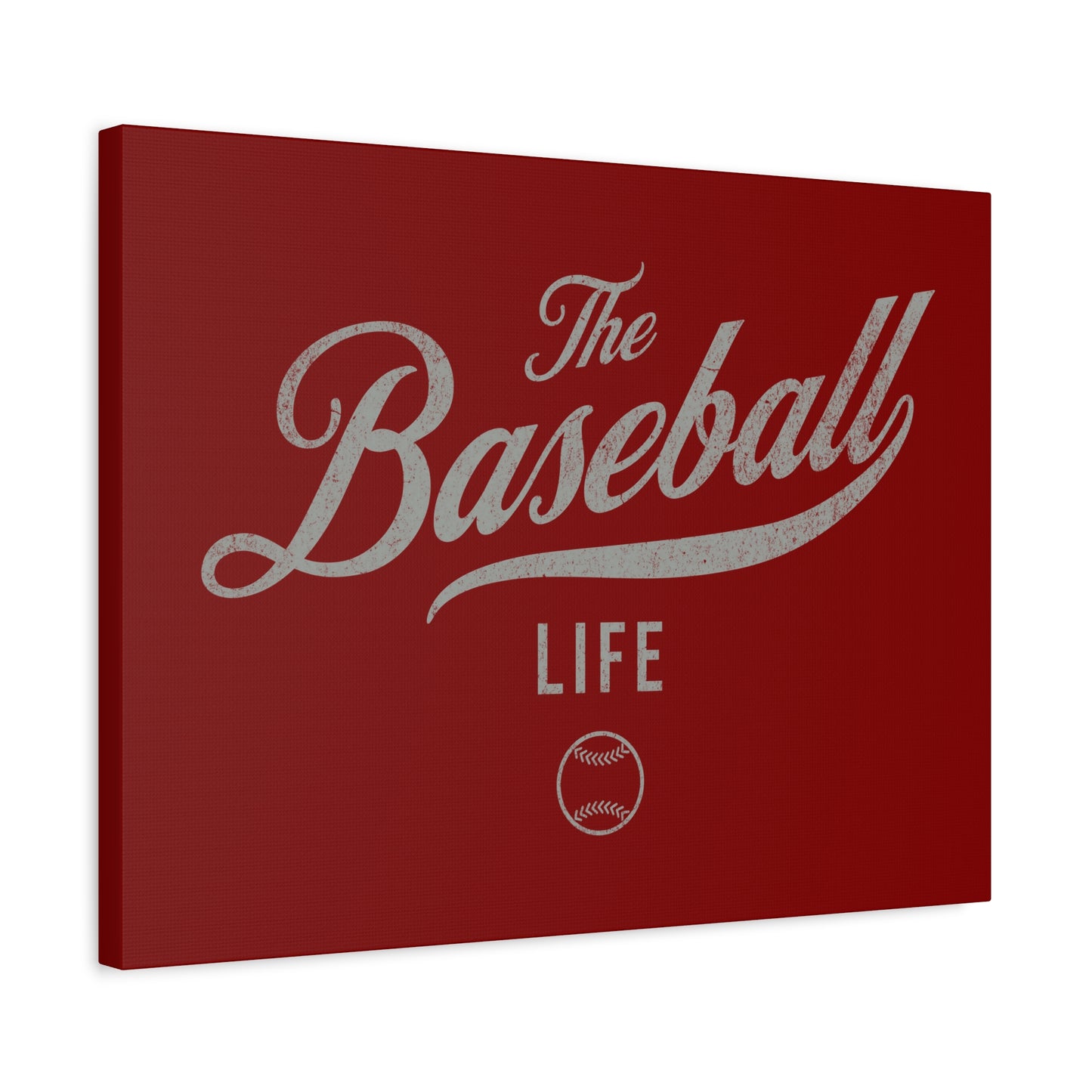 Wall Art Canvas_Maroon w Silver Gray