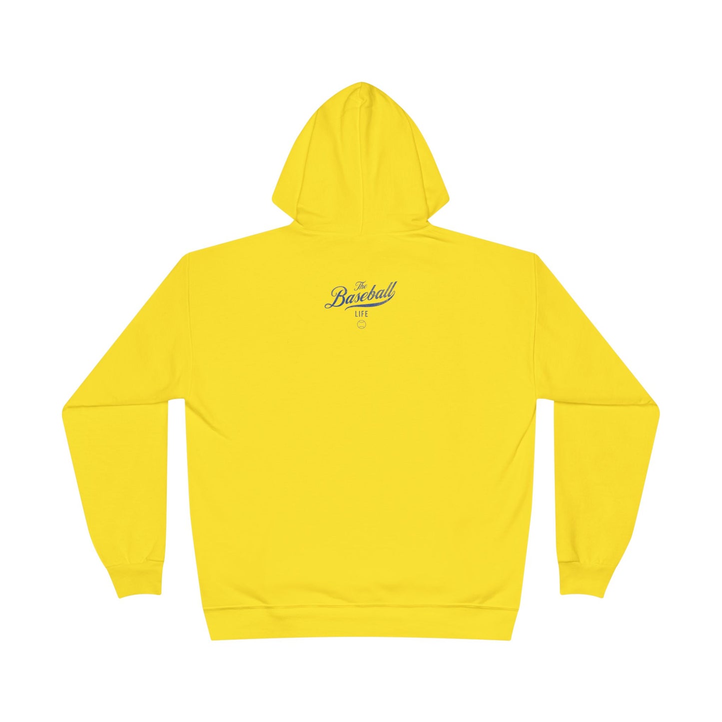 The Baseball Life Hoodie w/Grommets_Royal Blue Print