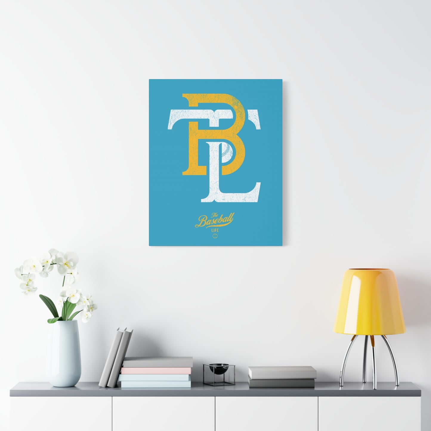 TBL Insignia Wall Art Canvas_Turquoise
