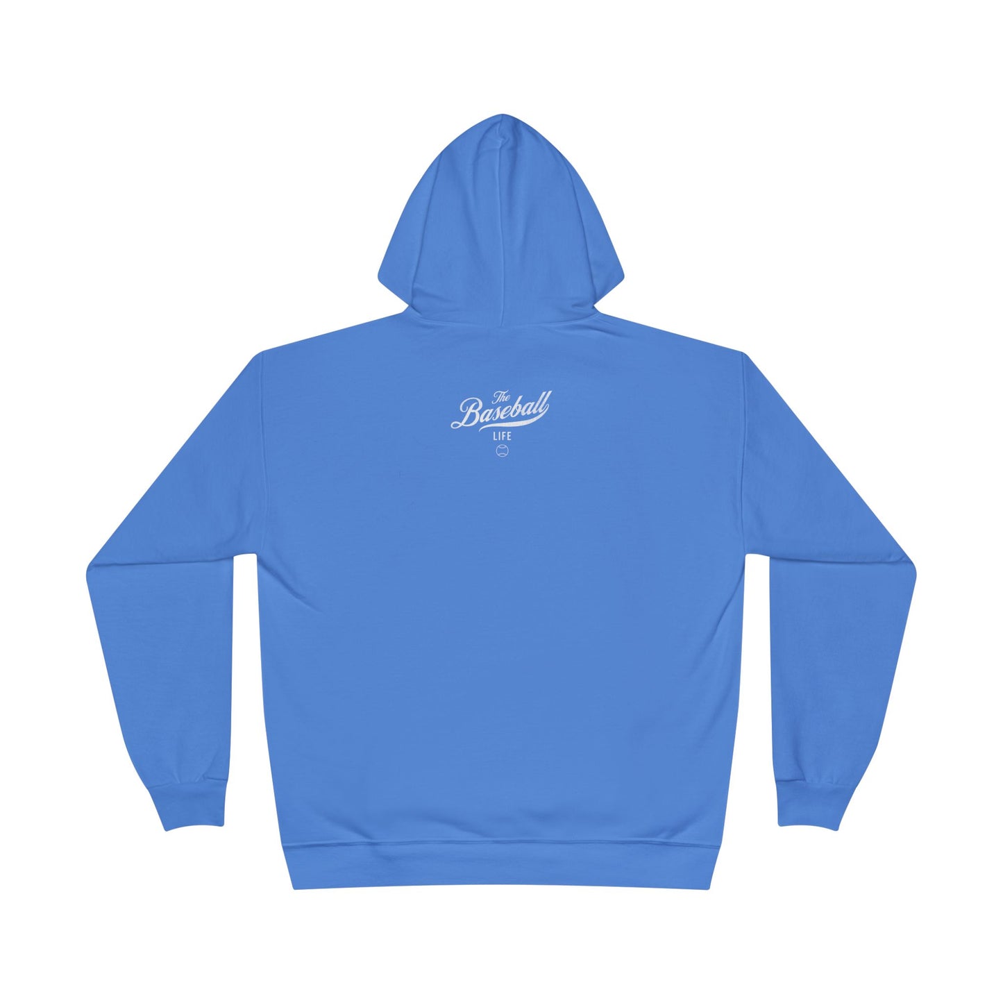 The Baseball Life Hoodie w/Grommets_White Print