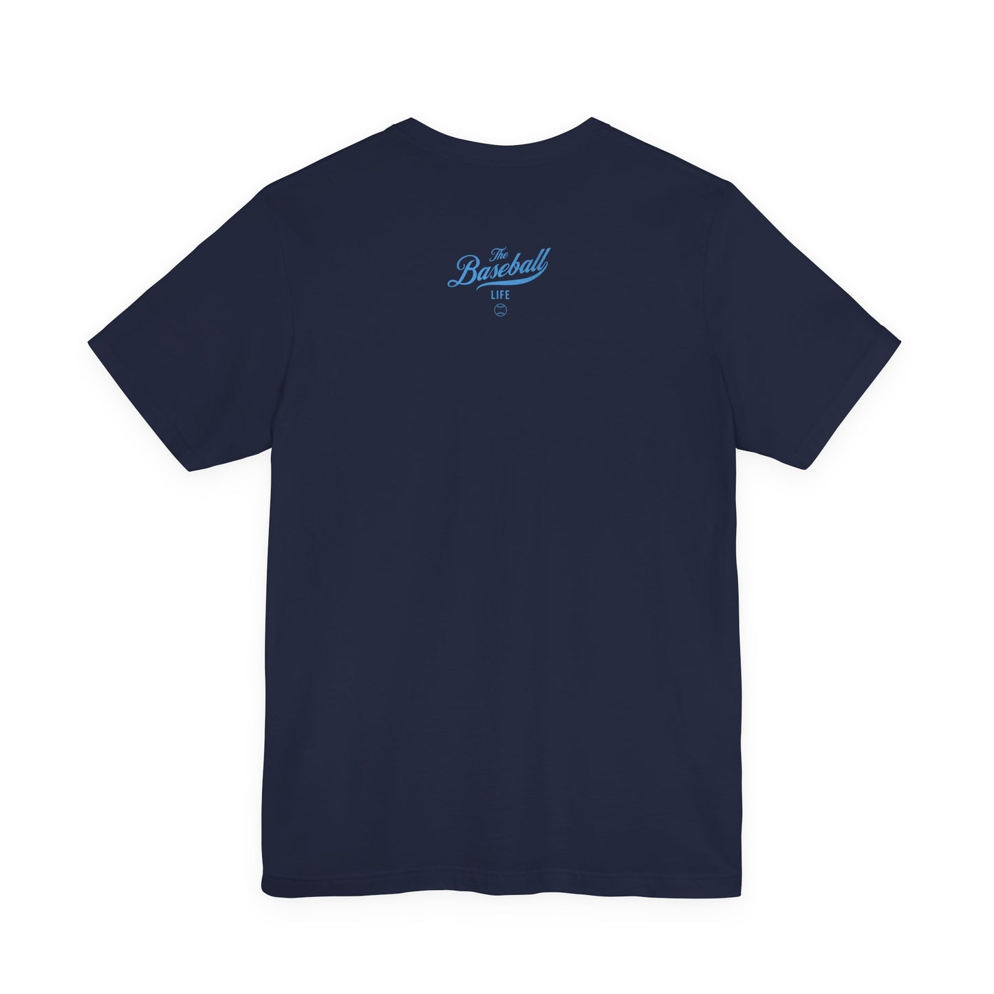 The Baseball Life Classic Script T-Shirt_Carolina Blue Print
