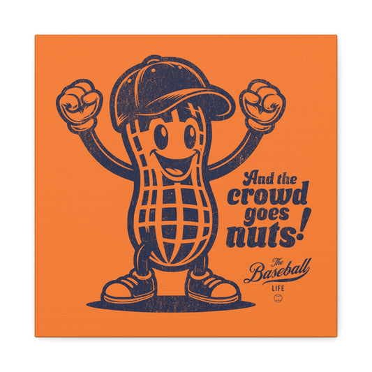 Crowd Goes Nuts Wall Art Canvas_Orange