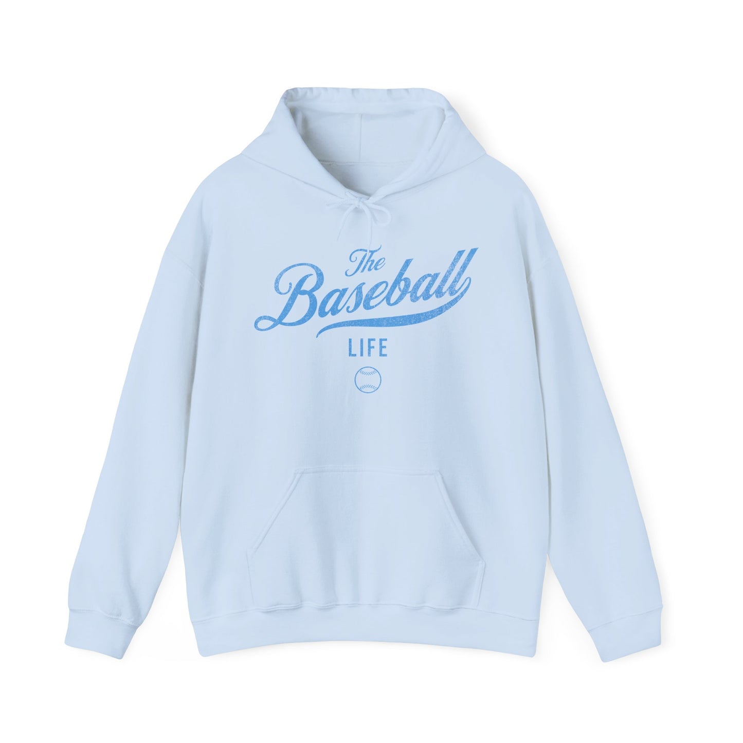 The Baseball Life Hoodie_Carolina Blue Print