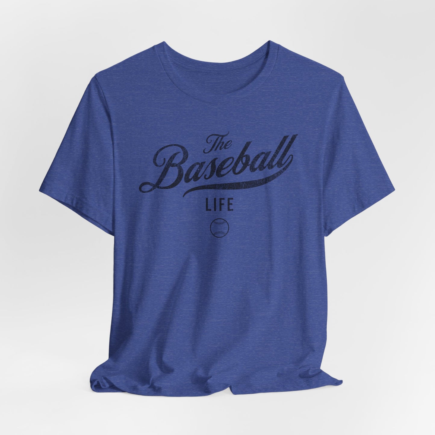 The Baseball Life Classic Script T-Shirt_Black Print