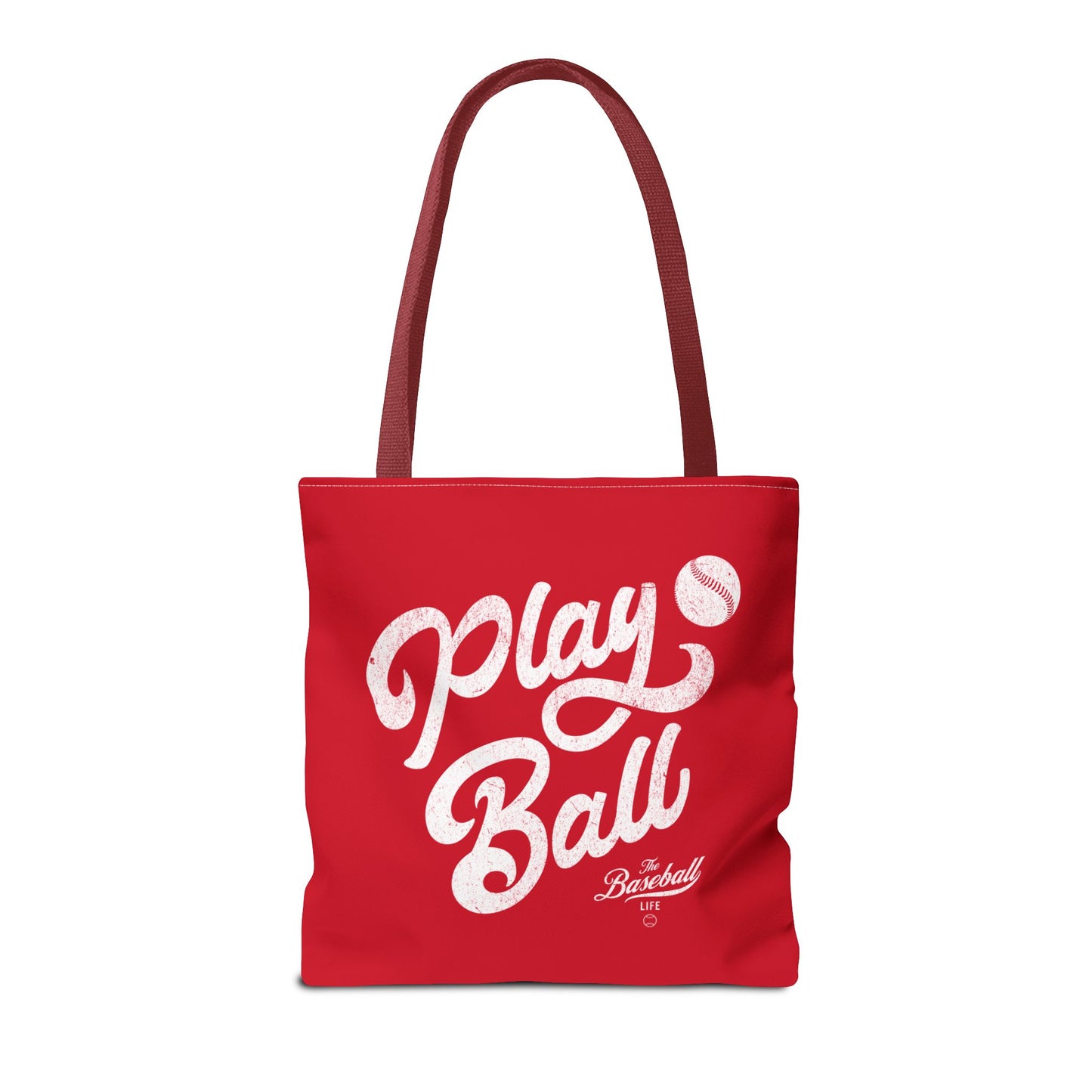 Play Ball Script Tote Bag