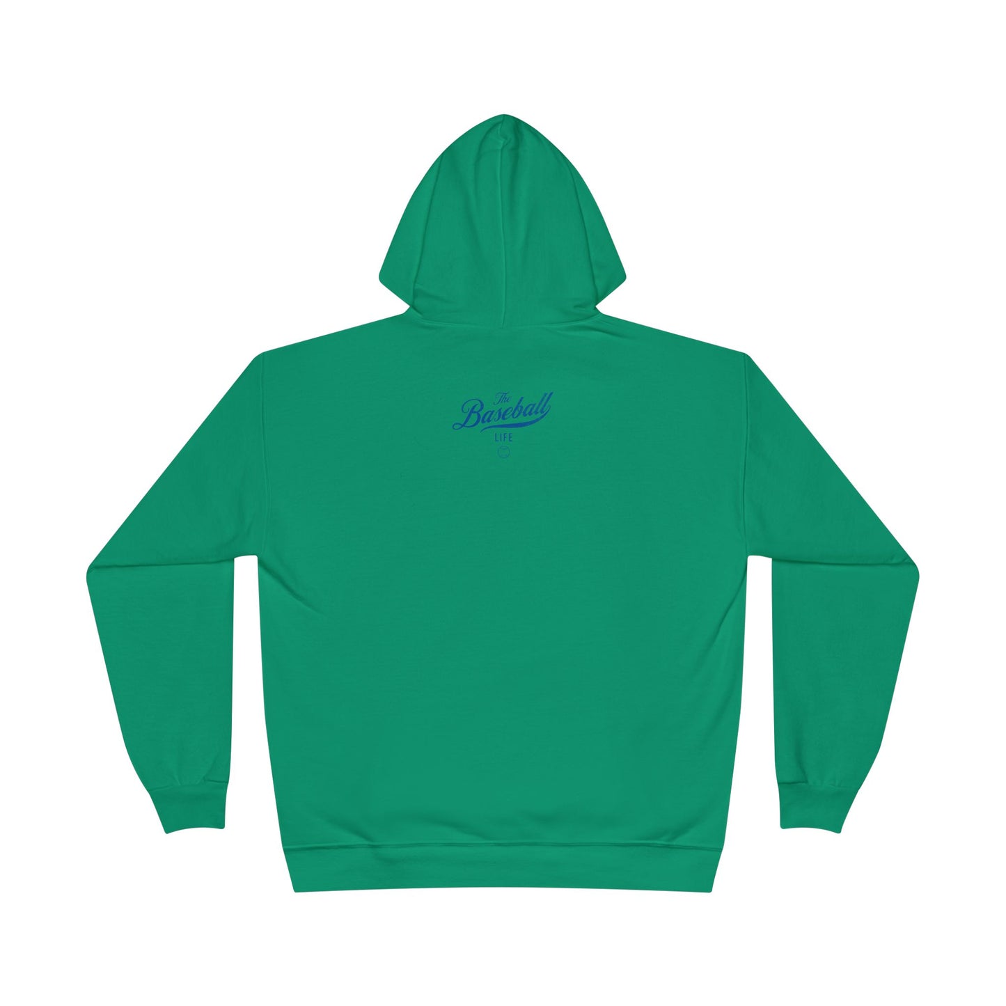 The Baseball Life Hoodie w/Grommets_Royal Blue Print