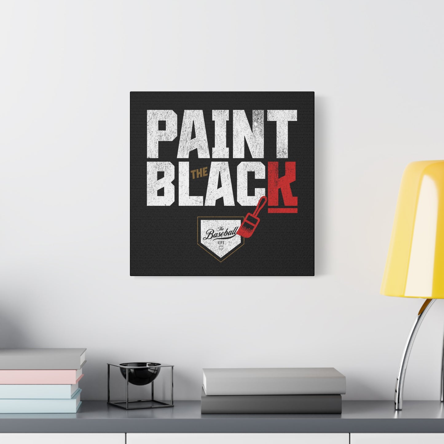 Paint The Black Wall Art Canvas