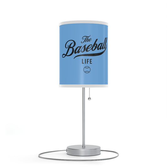 Table Lamp_Carolina Blue w Black Print