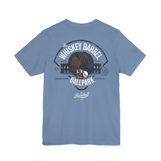 Whiskey Barrel Ballpark Baseball T-Shirt