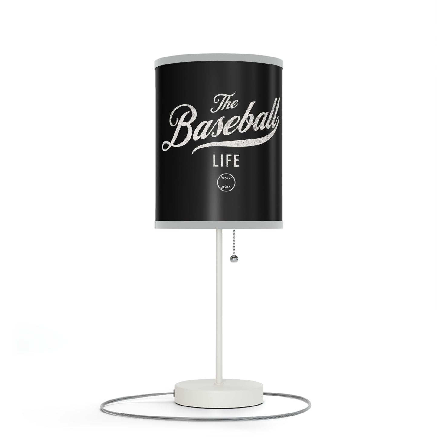 Table Lamp_Black w White Print