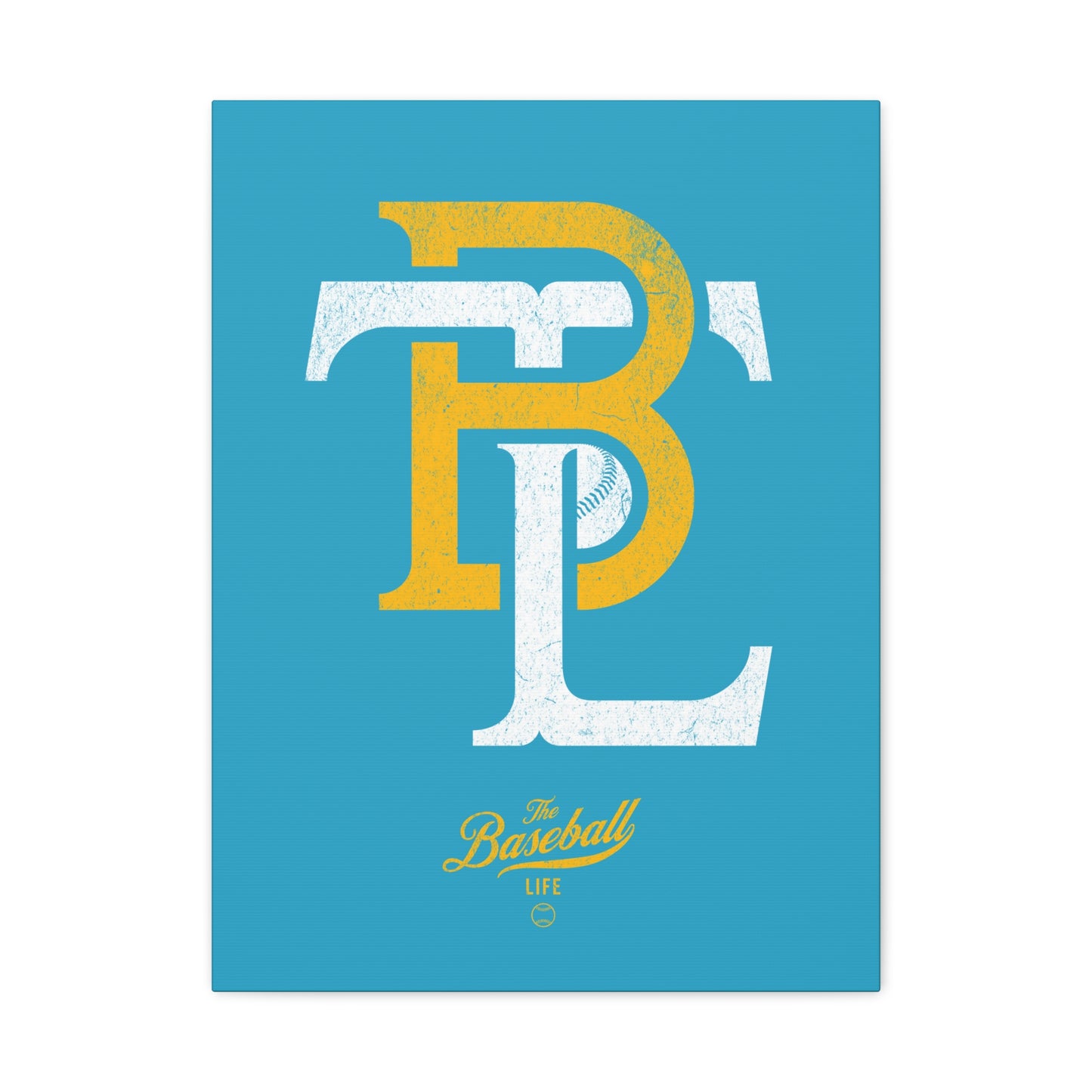 TBL Insignia Wall Art Canvas_Turquoise