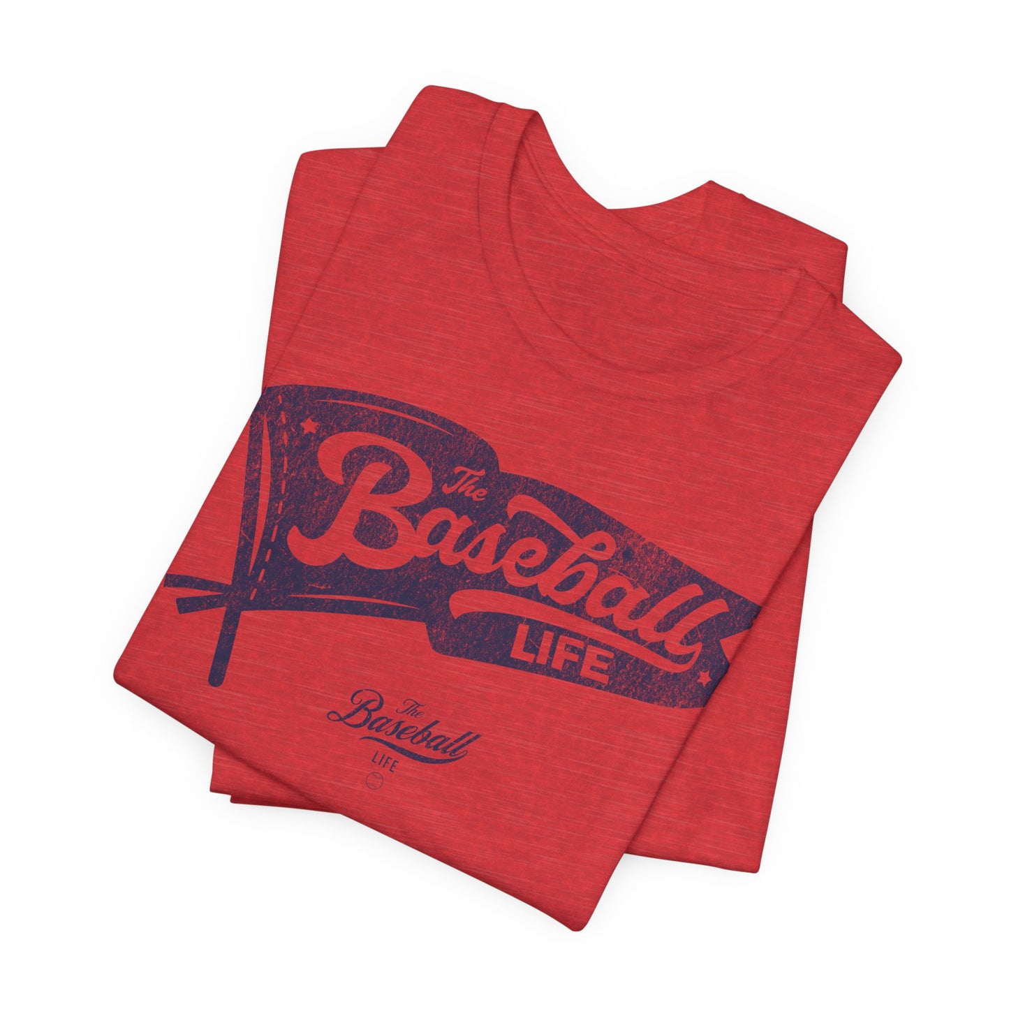 Classic Pennant_Navy Print T-Shirt