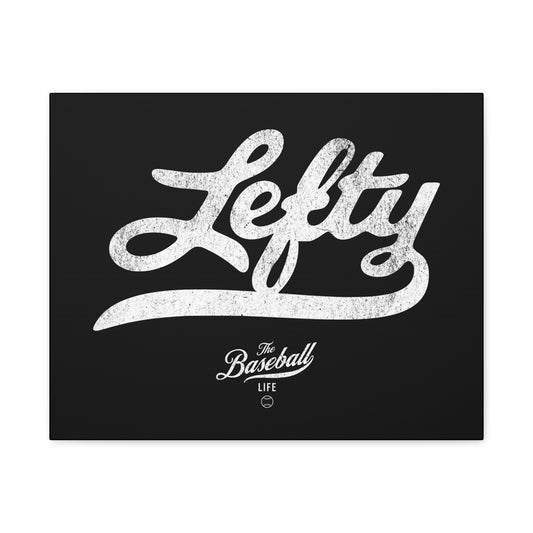 Lefty Wall Art Canvas_Black