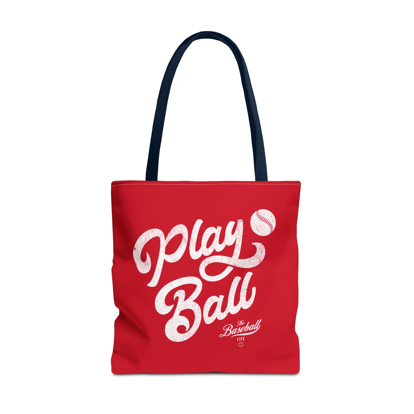Play Ball Script Tote Bag