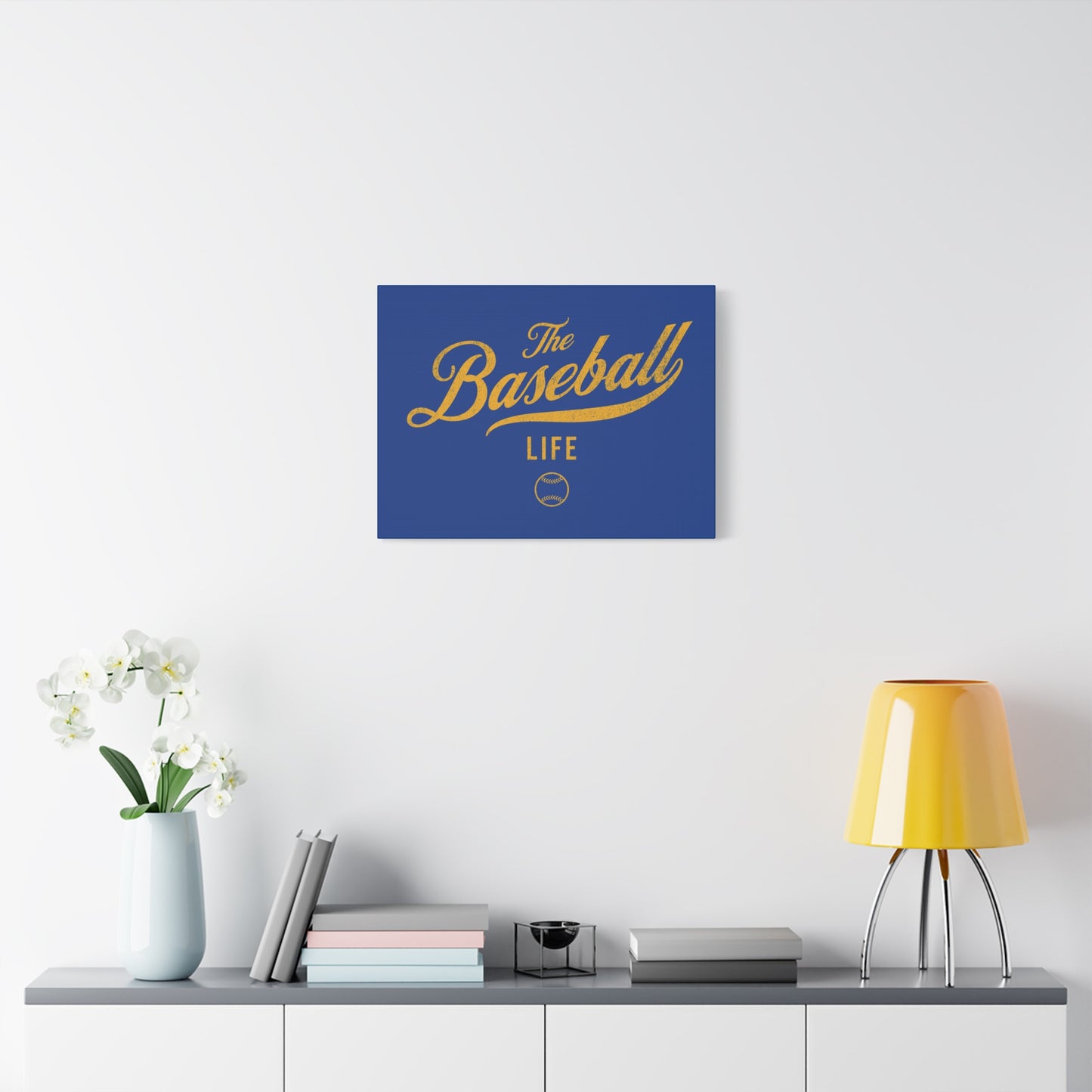 Wall Art Canvas_Royal w Yellow Gold