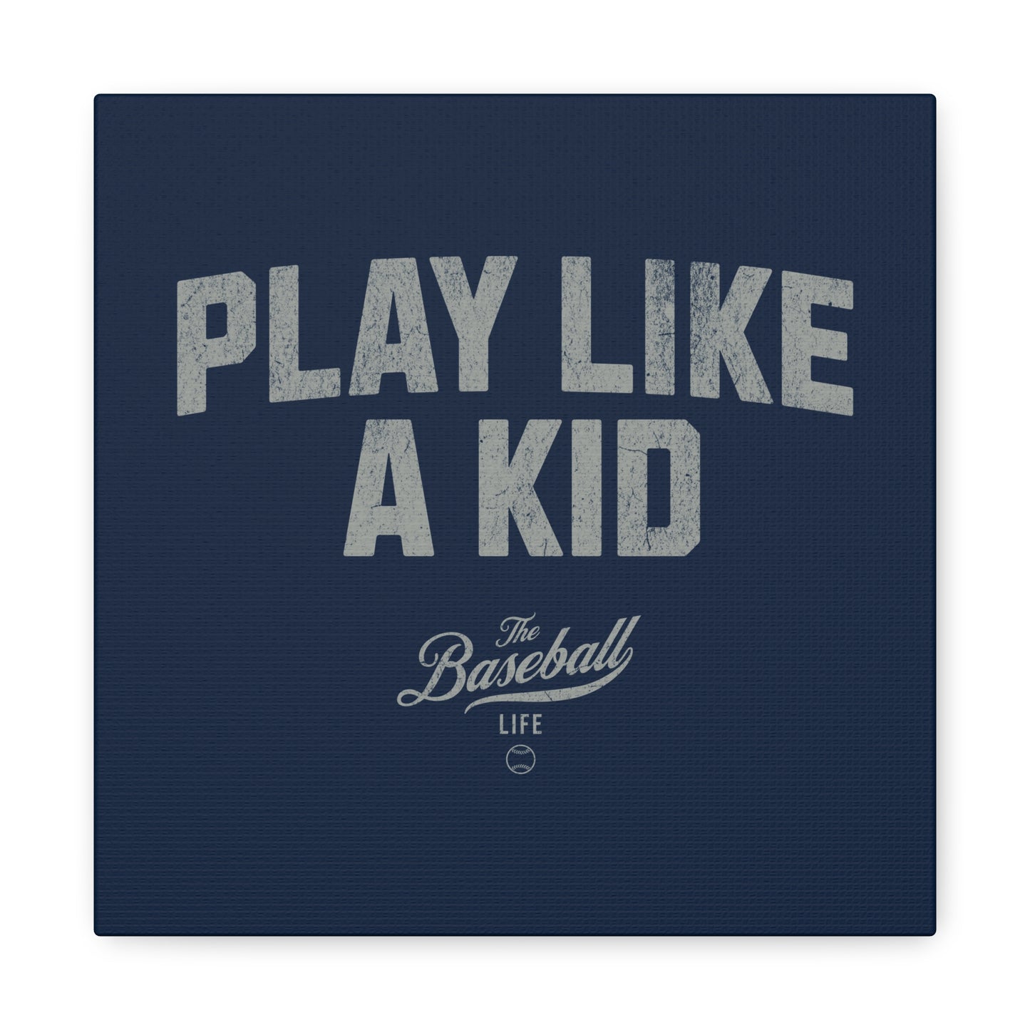 Play Like A Kid Wall Art Canvas_Navy