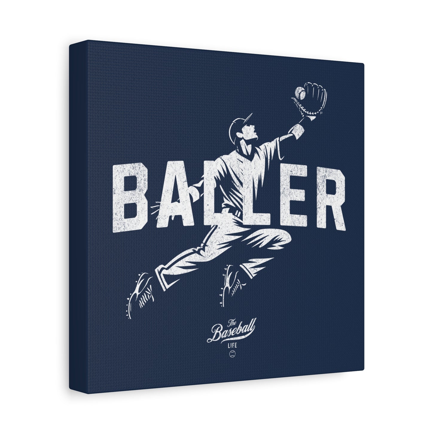 Baller Wall Art Canvas_Navy