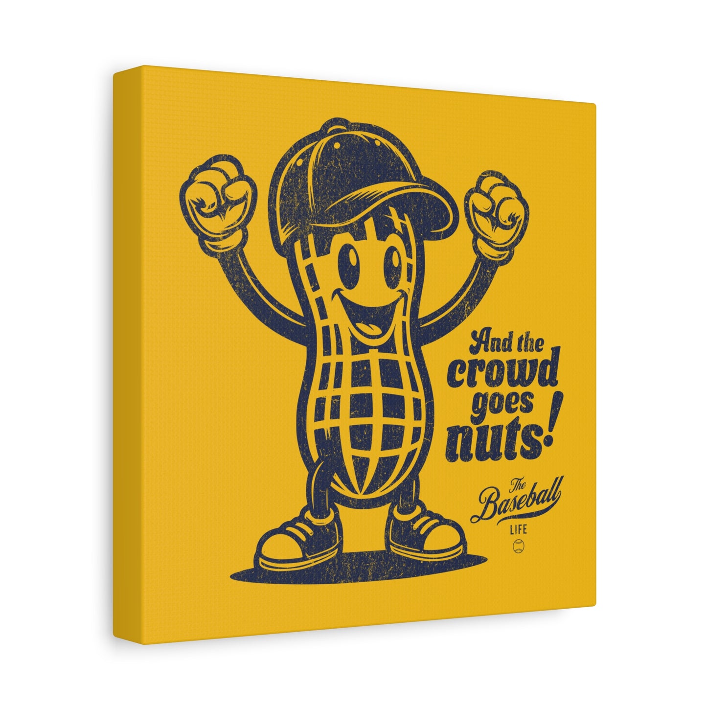 Crowd Goes Nuts Wall Art Canvas_Yellow Gold
