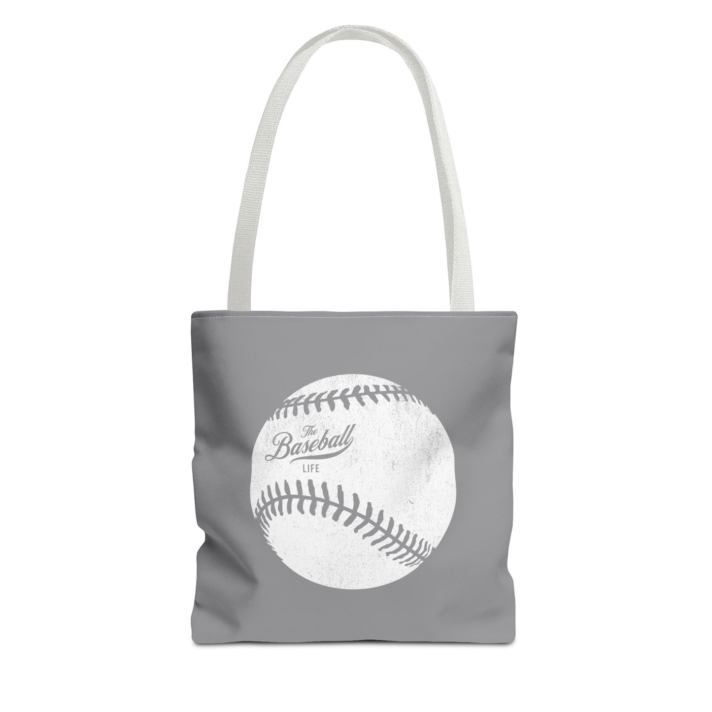 Weathered Baseball Tote Bag_Medium Gray
