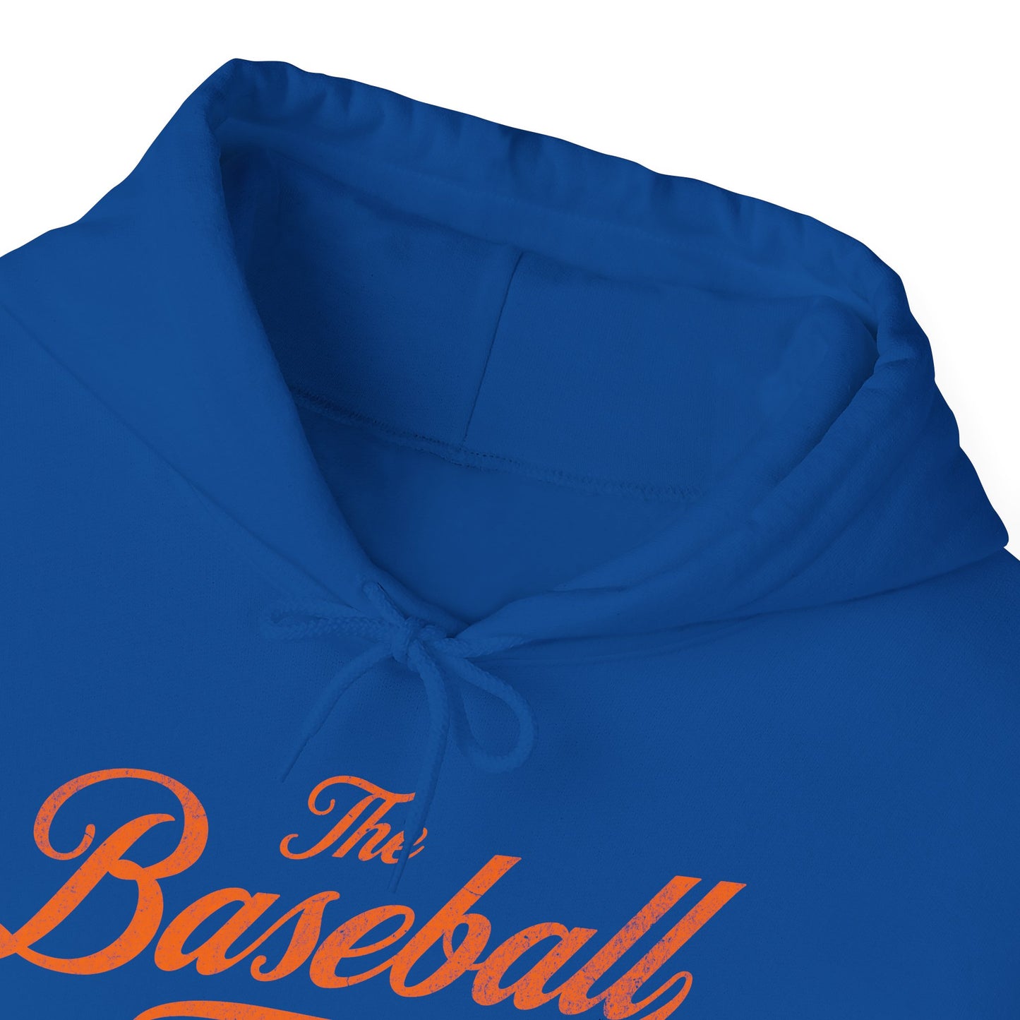 The Baseball Life Hoodie_Orange Print