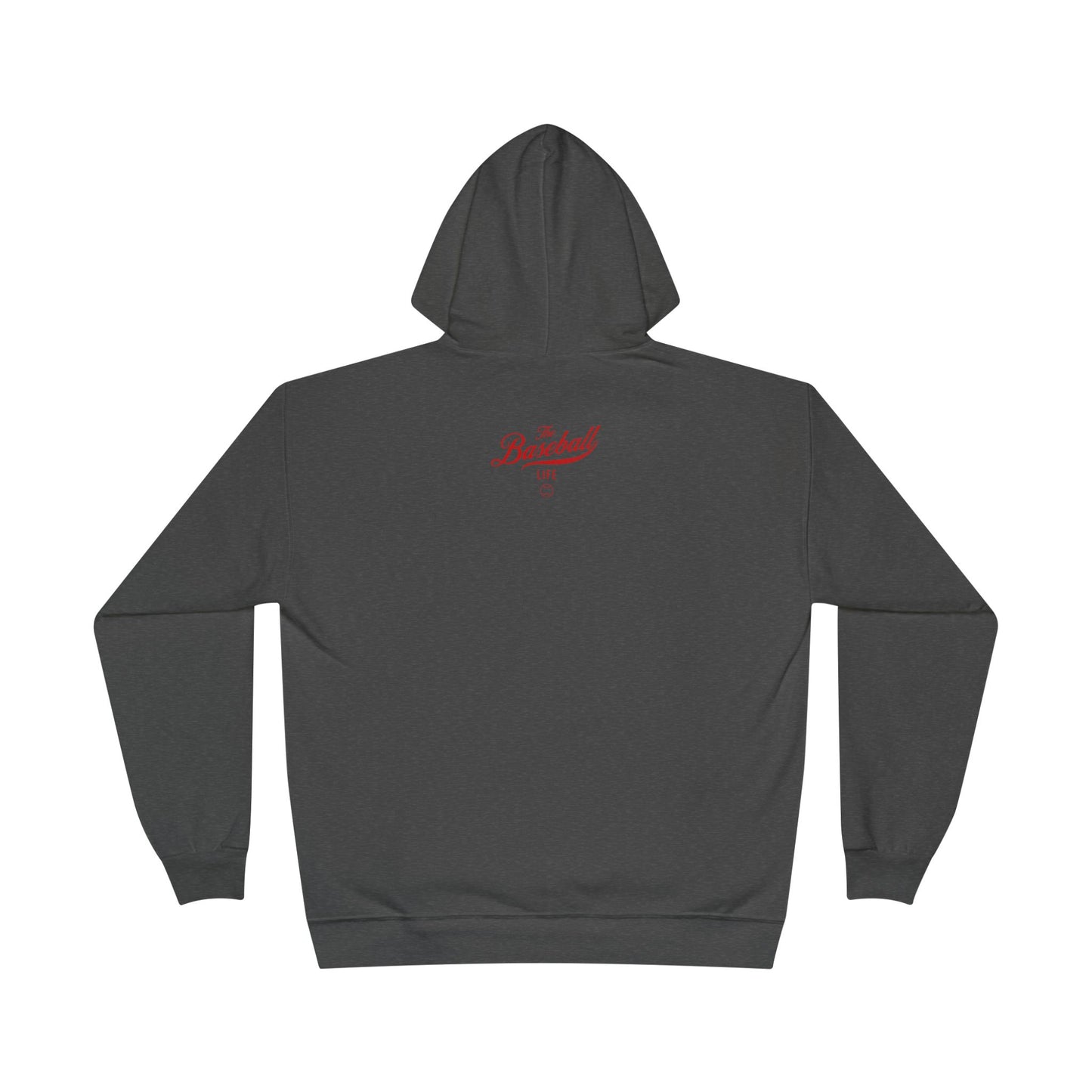 The Baseball Life Hoodie w/Grommets_Red Print