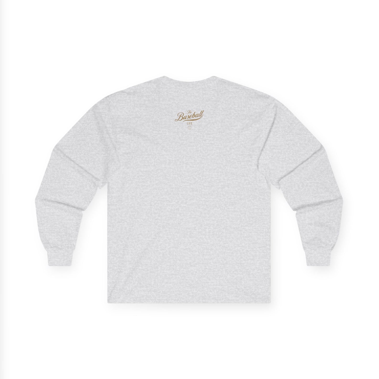 The Baseball Life Long Sleeve T-Shirt_Old Gold Print