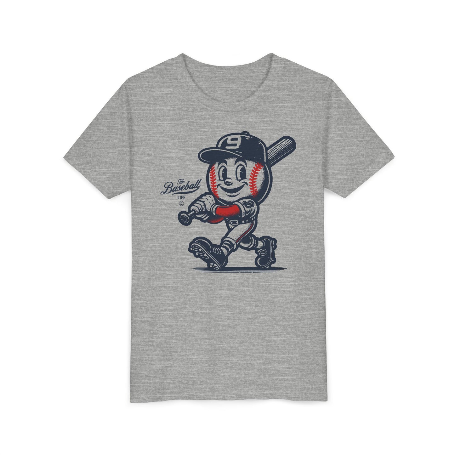 Youth Mr. Baseball Mascot Batter Up! T-Shirt