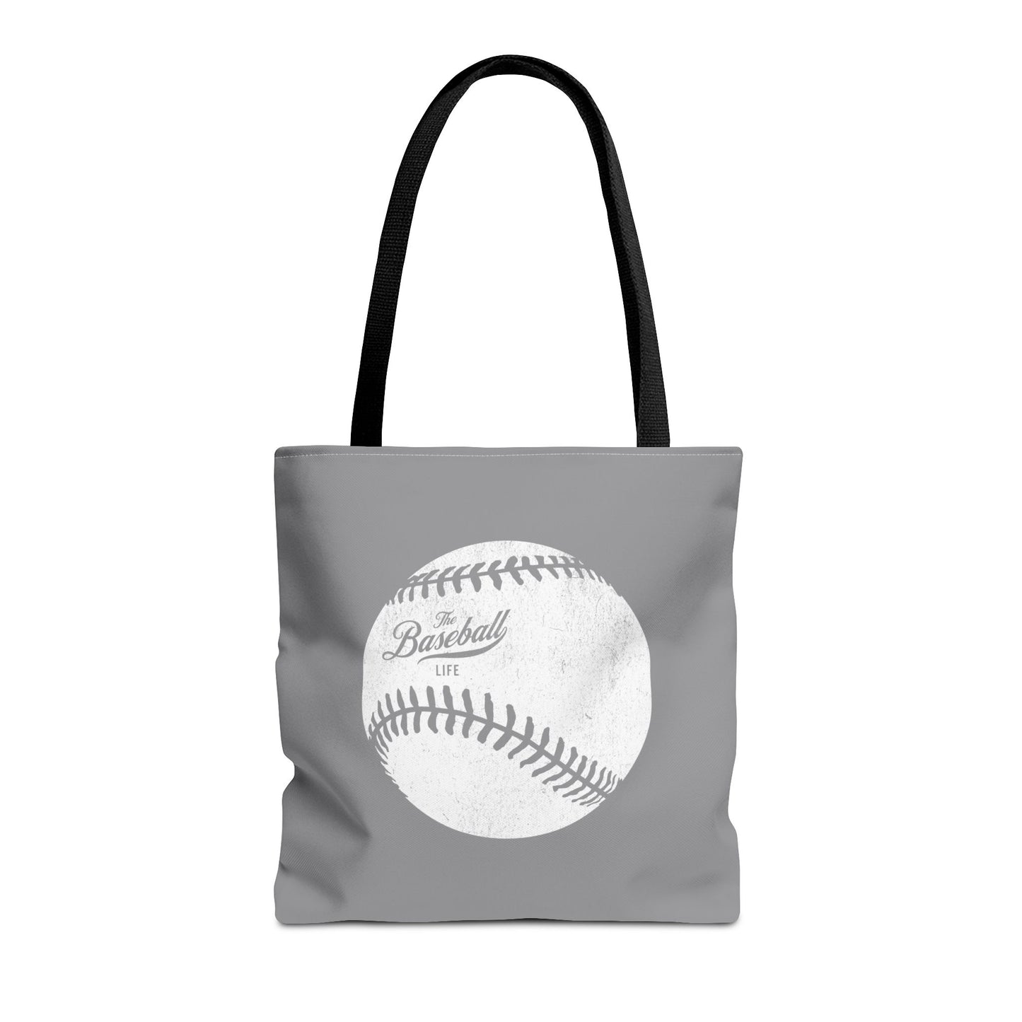 Weathered Baseball Tote Bag_Medium Gray