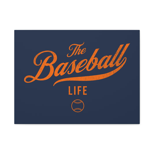 Wall Art Canvas_Navy w Orange