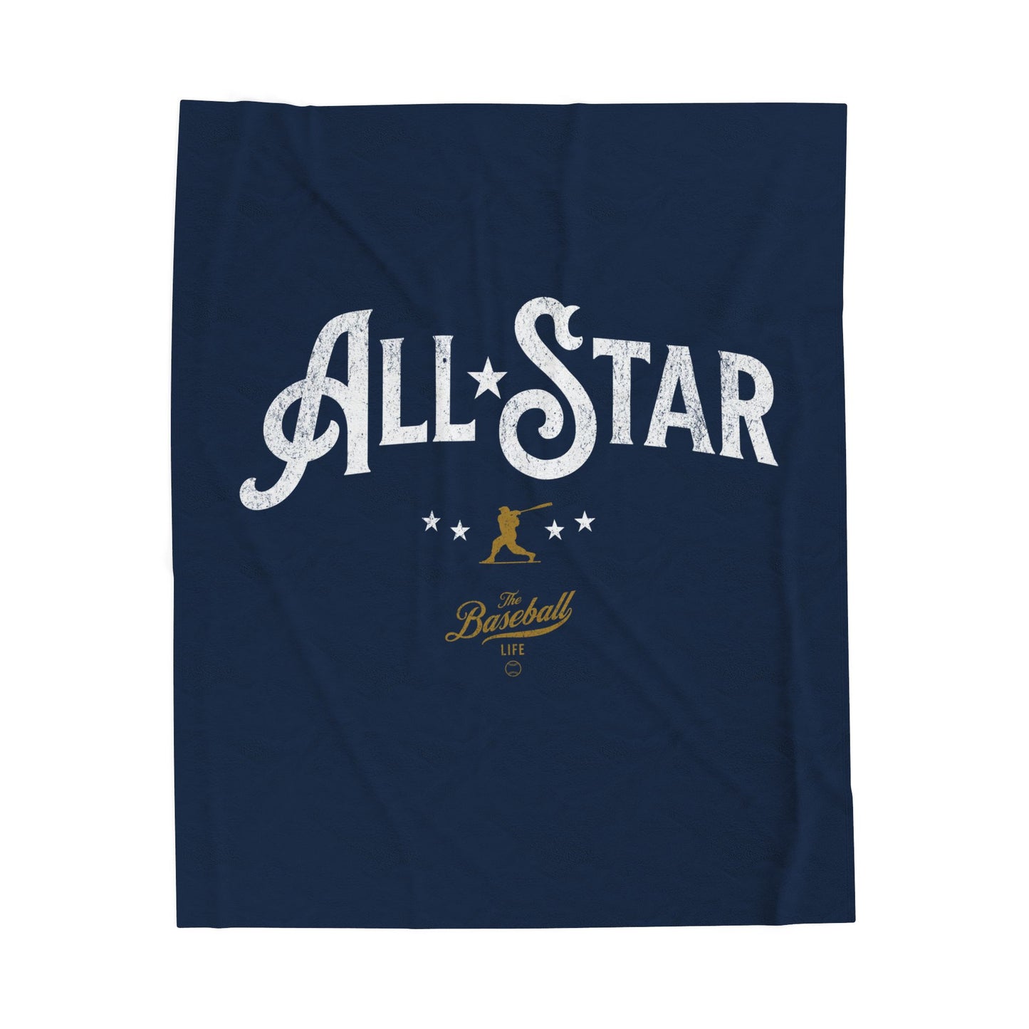 Velveteen Plush Blanket_All-Star_Navy