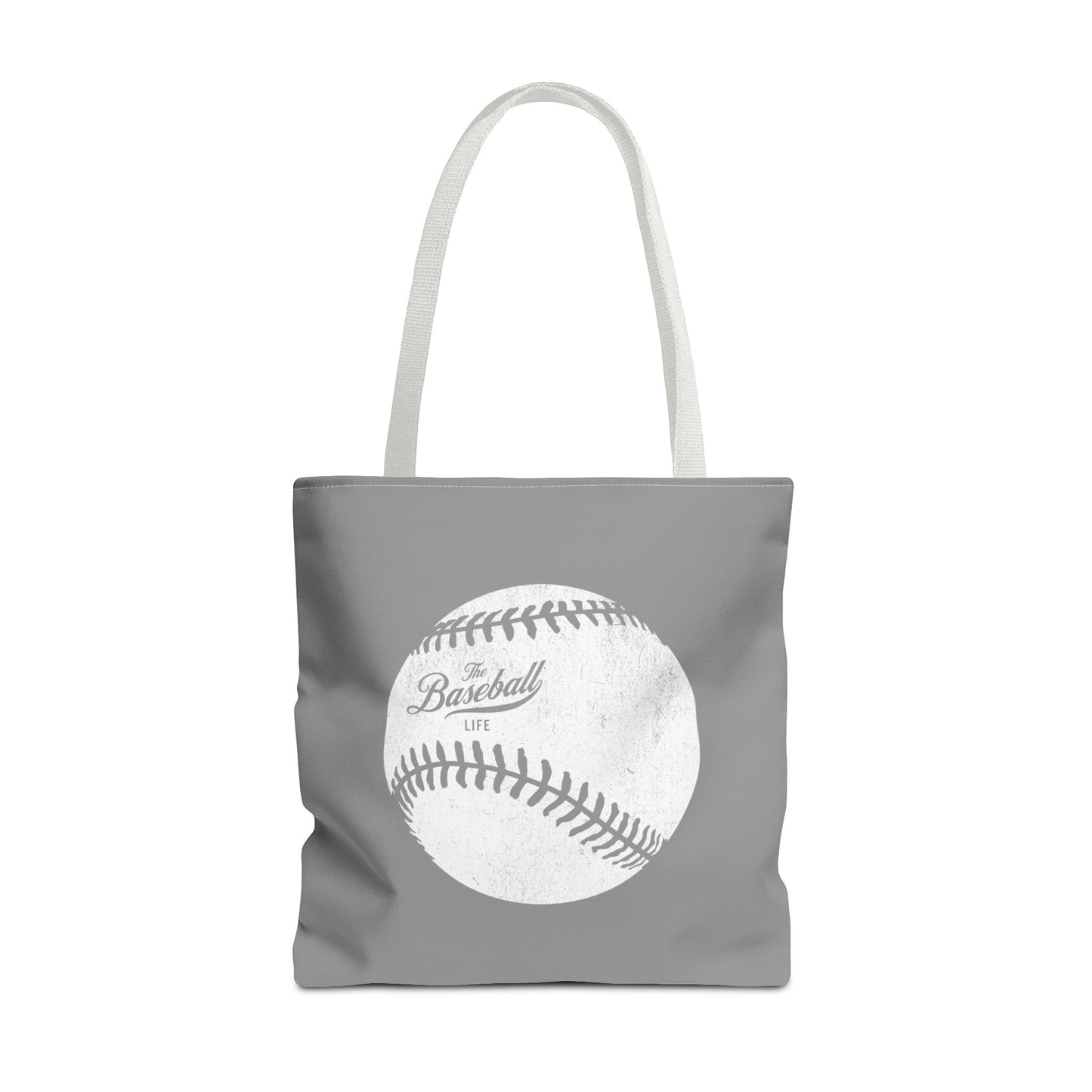 Weathered Baseball Tote Bag_Medium Gray