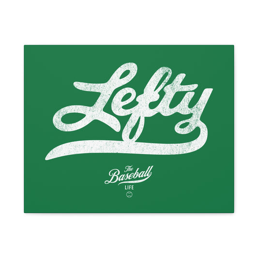 Lefty Wall Art Canvas_Green