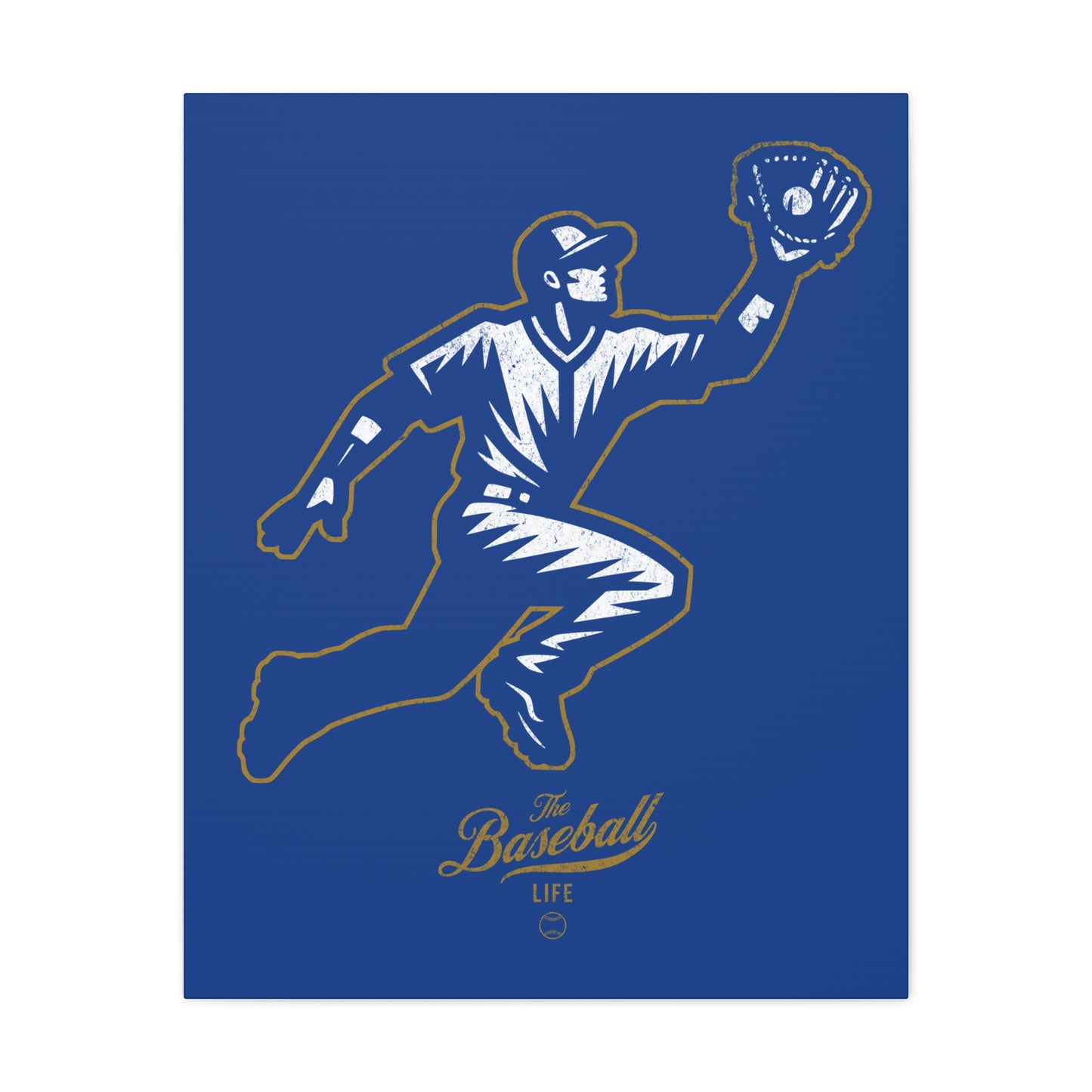 Player Icon Wall Art Canvas_Royal Blue