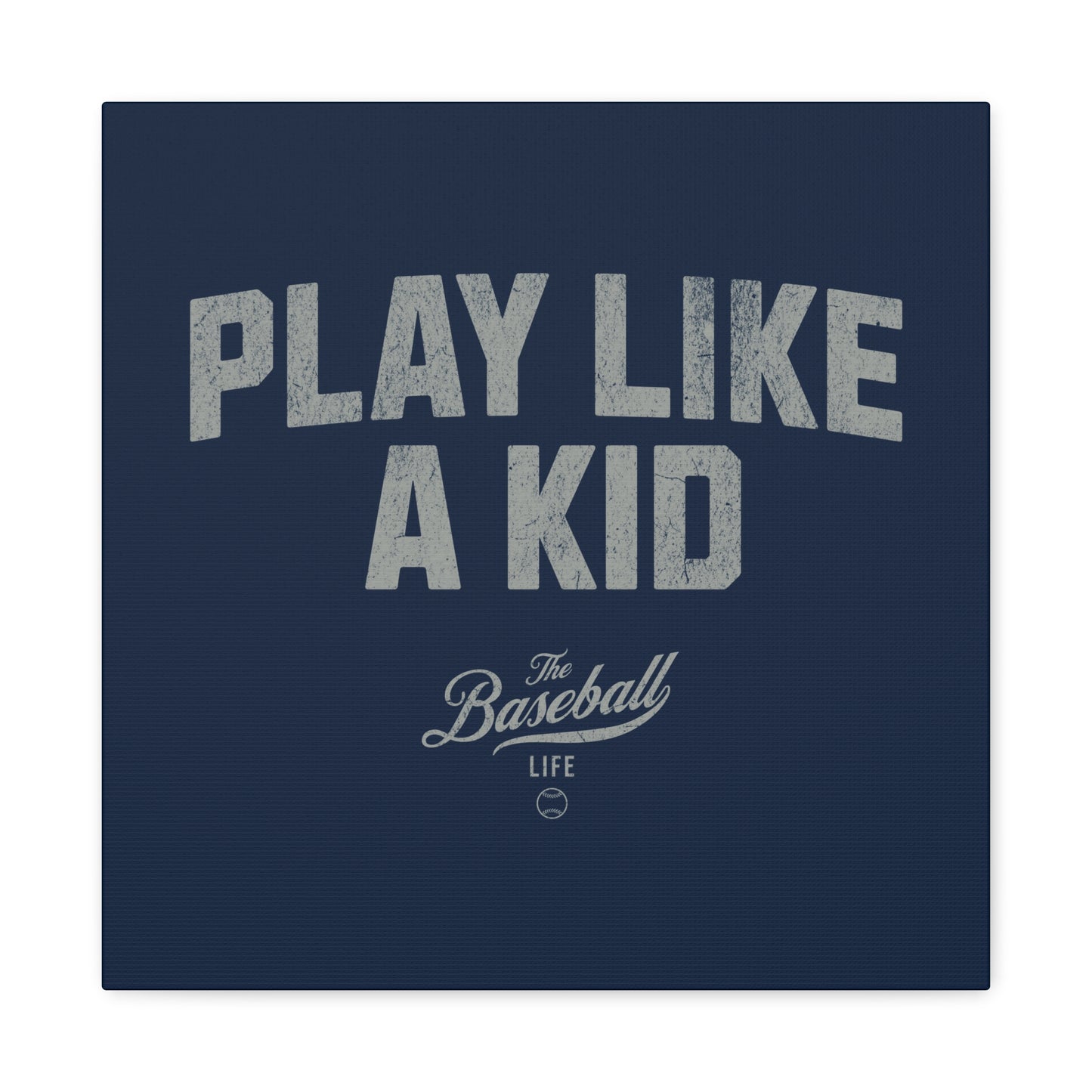 Play Like A Kid Wall Art Canvas_Navy